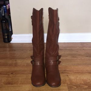 Brown Leather Boot
